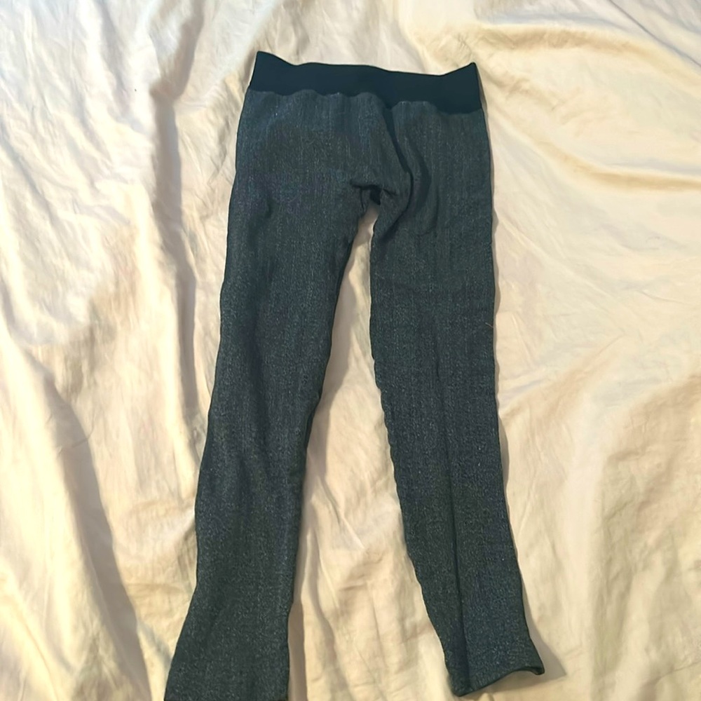 Bundle 3 for $15 Women’s Dark Grey cable knit leggings